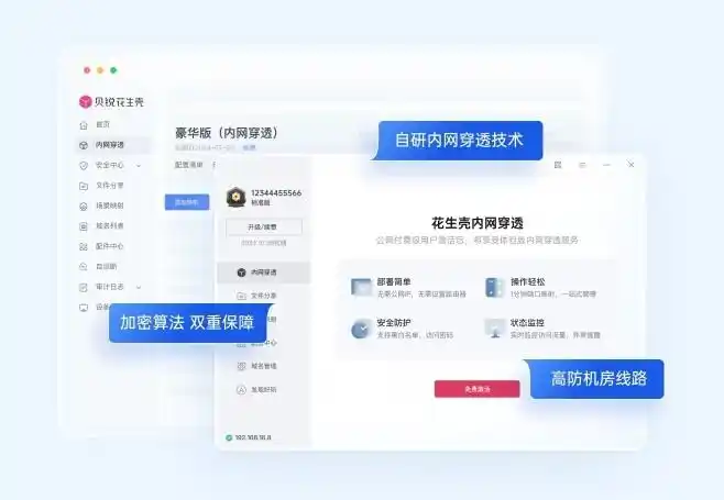 数字化办公内外网连接方案_广域网 访问 局域网_花生壳内网穿透技术