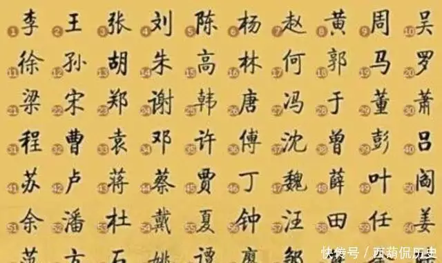 姓氏文化源远流长：三千年不衰的三大姓氏，李姓人口破亿领跑