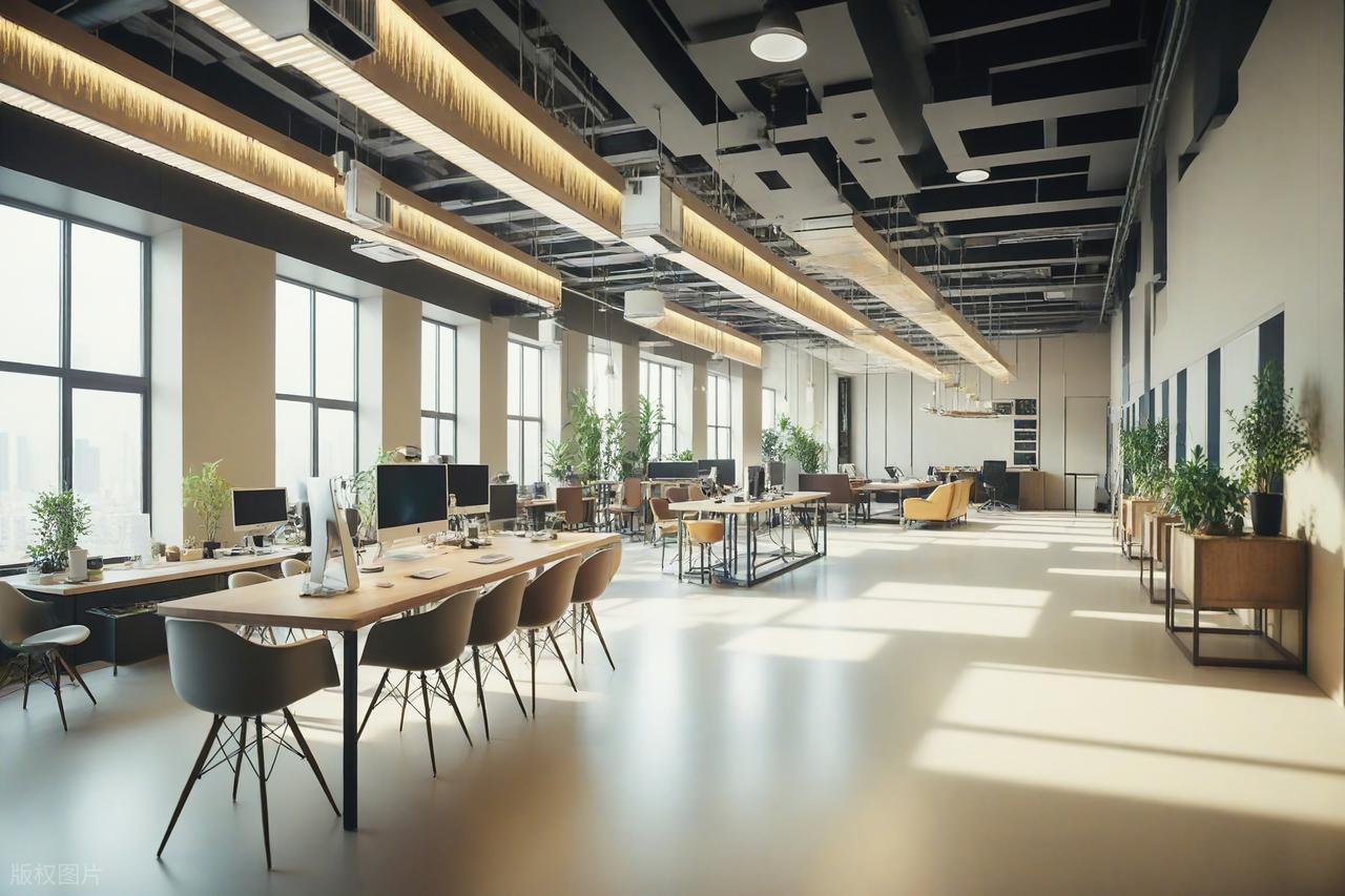 工业美学办公空间_办公室设计公司_办公用什么系统好