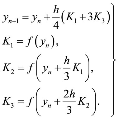 Runge-Kutta多阶导数方法_3阶MERK方法_explicit method
