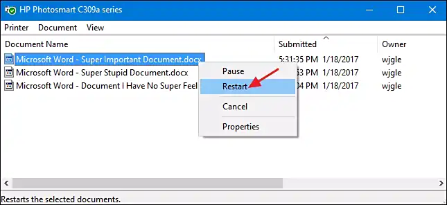 取消卡住的打印文档_清除并重新启动后台打印程序_打印程序服务无法启动
