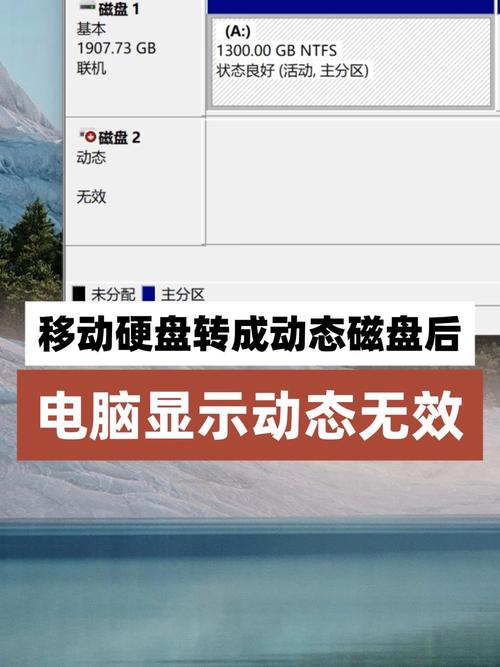 移动硬盘装系统：动态磁盘能当系统盘吗