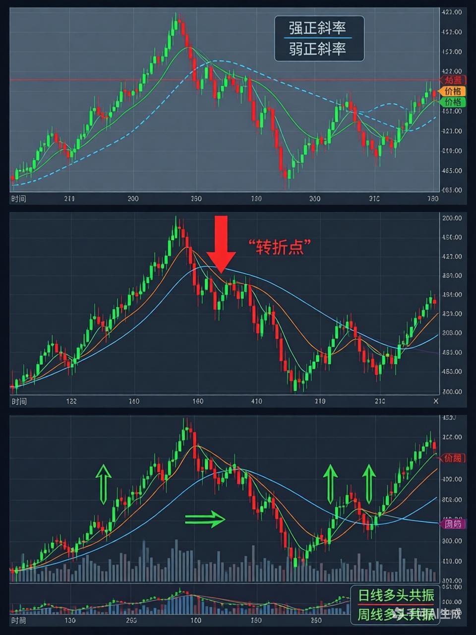 均线斜率 #趋势交易 #量价关系_股票分时均线斜率公式